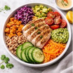 Bowl Fitness de Pollo