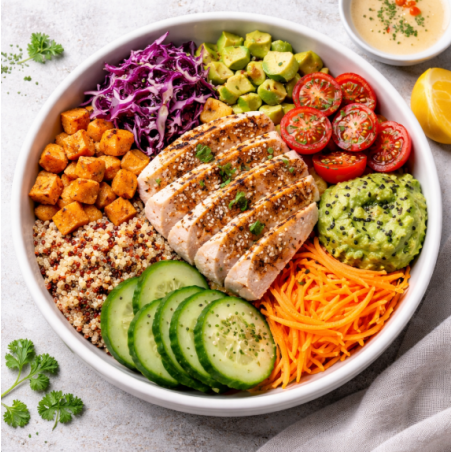 Bowl Fitness de Pollo