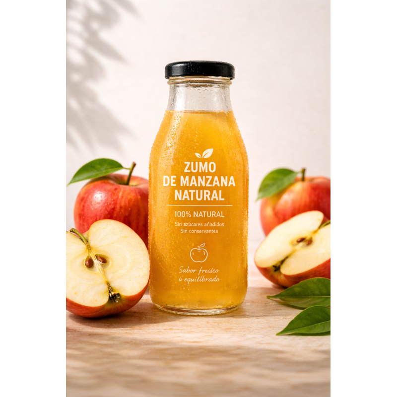 Natural apple juice