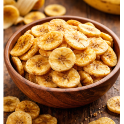 Chips de plátano deshidratado